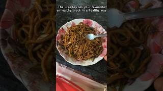 Whole wheat noodles from scratch 🍝🫶 noodles healthyrecipes [upl. by Myrle]