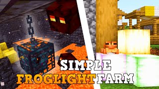 Minecraft Bedrock 120 Froglight Farm MCPE Xbox PC Ps4 Switch [upl. by Oalsinatse]