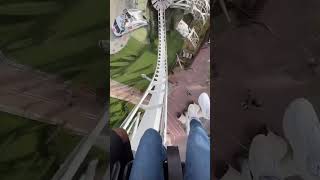 Roller coaster rideshorts shortsfeedyoutubeshorts trendingviraladventure shortvideoroller [upl. by Ettenwad294]