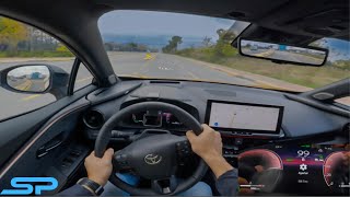 2024 TOYOTA CHR HYBRID  POV Test Drive I 4K [upl. by Ayekin]