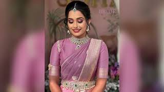 Trending designer sarees  How to customise a designer outfit South Indian 2024 viral customized [upl. by Eilojne]