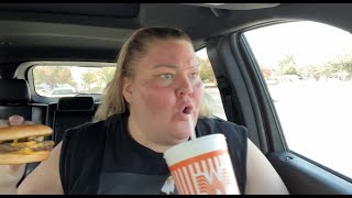 Trying the new Chilli Cheese Burger from Whataburger [upl. by Draillih]