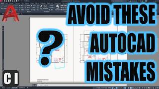 Common AUTOCAD Mistakes to Avoid for Perfect Drawings Every Time [upl. by Ecnahoy283]