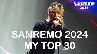 SANREMO 2024  MY TOP 30  FROM AZERBAIJAN [upl. by Aran146]