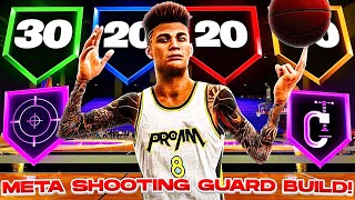 THE 1 META PRO AM SHOOTING GUARD BUILD IN NBA 2K22 NEXT GEN [upl. by Aim483]