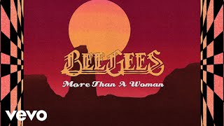 Bee Gees  More Than A Woman Lyric Video [upl. by Anole]