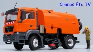 Conrad MAN TGS Bucher Schörling CityFant 6000 Road Sweeper by Cranes Etc TV [upl. by Rufena]