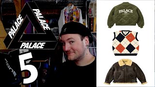 Top 5  Favourite Palace Skateboards Winter 2023 Pieces [upl. by Glimp841]