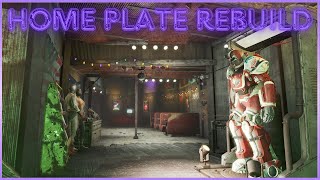 Home Plate Rebuild Tour In Fallout 4 [upl. by Critta]