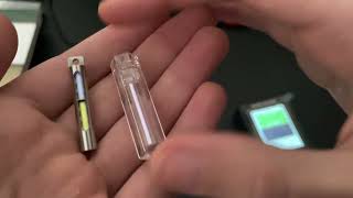 Tritium keychains and geiger counter test [upl. by Aleira]