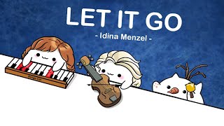 Let It Go cover by Bongo Cat 🎧 [upl. by Dorsy149]