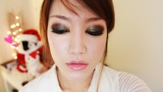 Holiday Sparkle Smokey Makeup [upl. by Eldwen473]