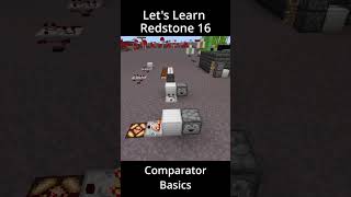 Lets Learn Redstone with OmLedu  16 Comparator Basics  Minecraft Bedrock Redstone Tutorial [upl. by Anada759]