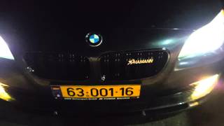 BMW F10 yellow fog light H8 [upl. by Nosimaj]