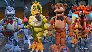 Five Nights at Freddys Animatronics amp M3GAN  Universal Studios Hollywood  FNAF HHN 2023 [upl. by Westhead]