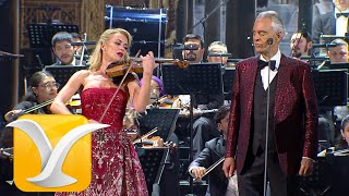 Andrea Bocelli  Caroline Campbell  En Aranjuez Con Tu Amor  Festival de Viña 2024  Full HD [upl. by Pillihpnhoj]