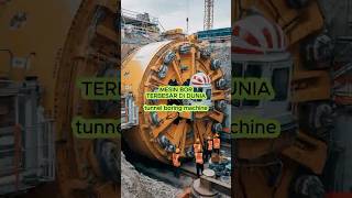 Mesin yang menghancur yang dibawa tanah tunnelboringmachine machine short content sttstv fyp [upl. by Doerrer606]