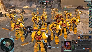 Imperial Fists Take on Tyranids  Warhammer 40K Dawn of War 2 [upl. by Syl494]