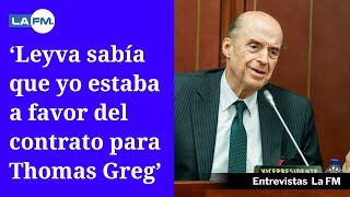 Canciller Leyva sabía del contrato con Thomas Greg exsecretario general [upl. by Megen499]