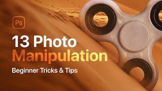 13 MUSTKNOW Photo Manipulation Tips for Beginners in Photoshop [upl. by Adnauqaj]