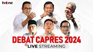 LIVE Debat Perdana CapresCawapres 2024 12122023  tvOne [upl. by Buseck634]