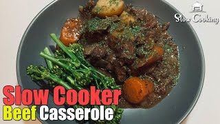 A Simple Slow Cooker Beef Casserole [upl. by Faxan541]