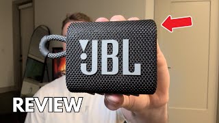 JBL Go 3 Portable Bluetooth Speaker  Full Review [upl. by Nocaj]