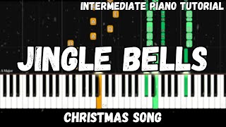 Christmas  Jingle Bells Intermediate Piano Tutorial [upl. by Chandra]