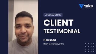 Volza Client Video Testimonial  Naen Enterprisesonline Philippines  Volzacom [upl. by Arquit782]