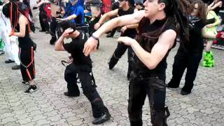 20110717 Amphi Festival  Cybergoth Tanz [upl. by Assener]