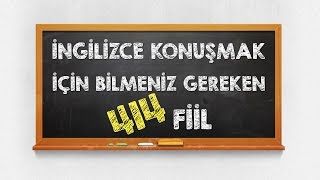 MUTLAKA BİLMENİZ GEREKEN 414 İNGİLİZCE FİİL [upl. by Assirralc]