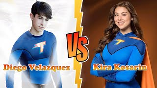 Kira Kosarin Vs Diego Velazquez Billy Thunderman Transformation ★ From Baby To 2023 [upl. by Cran]