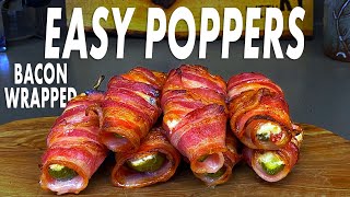 JALAPENO POPPERS  How to make Jalapeno Cheddar Poppers [upl. by Henebry298]