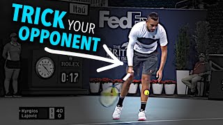 How to Underhand Serve like Kyrgios tennis lesson [upl. by Aikemat103]