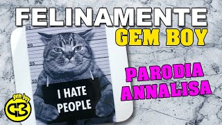 Gem Boy  FELINAMENTE parodia di quotSinceramentequot di Annalisa Sanremo 2024 [upl. by Melvena]