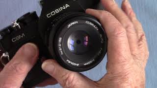 Review  COSINA CSM Film Camera [upl. by Etz]