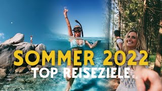 SOMMER URLAUB 2022 II TOP 5 REISEZIELE ☀️ [upl. by Aicrag322]