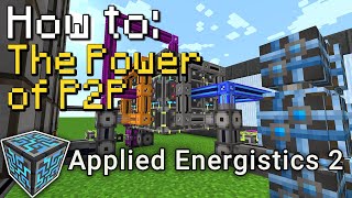 How to Applied Energistics 2  P2P Tunnels Minecraft 1192 [upl. by Funch303]