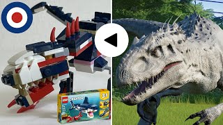 LEGO Creator 31088 Alternative build tutorial ​Indominus Rex、レゴクリエイター31088をインドミナスレックスに組み替え [upl. by Griseldis]