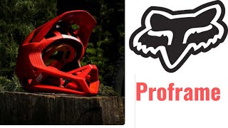 Fox Proframe Helmet review and GoPro chin mount setup [upl. by Lepine]