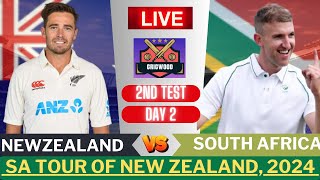 New Zealand vs South Africa Live 2nd Test Day 2  NZ vs SA Live Test Match Today nzvssalive live [upl. by Lenzi252]