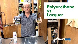 Polyurethane vs Lacquer  Which Stain and Finish Do You Need for Your Woodworking Project [upl. by Rissa]