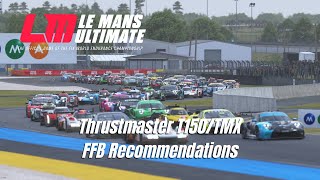 Le Mans Ultimate Thrustmaster T150 amp TMX FFB Recommendations [upl. by Assetnoc]