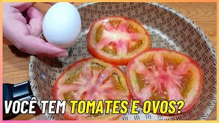 VOCÊ TEM TOMATE E OVO FAÇA ESSA RECEITA FÁCIL E DELICIOSA  Amanda Assis [upl. by Ricki]