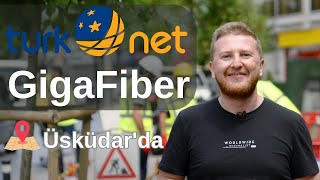 TurkNet GigaFiber Çalışmaları Devam Ediyor Üsküdar Da Simetrik Fibere Kavuştu [upl. by Waltner25]