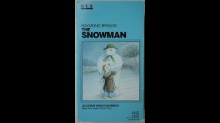 Opening to The Snowman 1989 VHS Redone with Capture Card [upl. by Shank141]