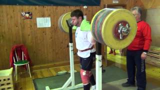 Lukanin Vlad  SQUAT 280 kg [upl. by Swanhilda505]