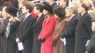 Kate Middleton watching Prince Williams passing out parade at Sandhurst [upl. by Meer893]