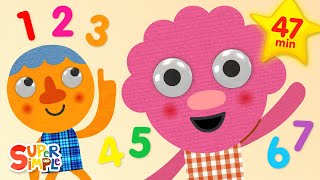 Count amp Sing with Super Simple  Preschool Counting Songs  Super Simple Songs [upl. by Natie]