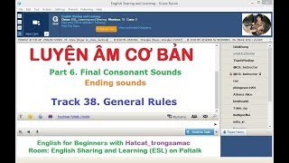 Hatcat English Pronunciation  Track 38 Ending sounds  General rules ✅ Tiếng Anh cho người Việt [upl. by Badr]